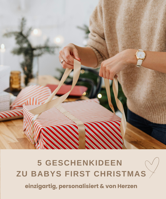 5 Geschenkideen zu Weihnachten für Babys – personalisiert & von Herzen