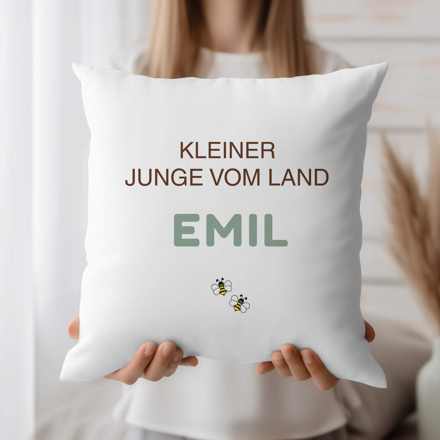 personalisierter Kissenbezug Landjunge