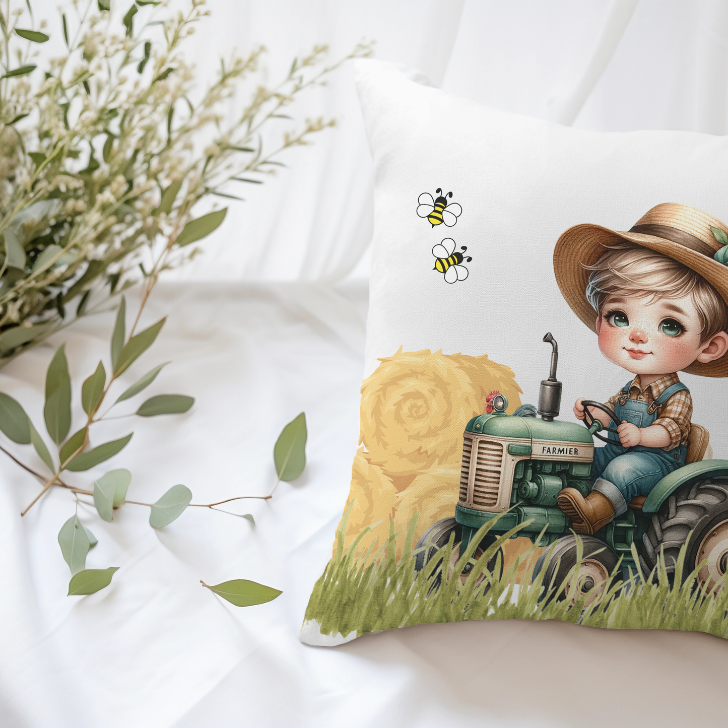 personalisierter Kissenbezug Landjunge