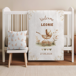 Personalisierte Babydecke – nostalgisch, herzlich, einzigartig