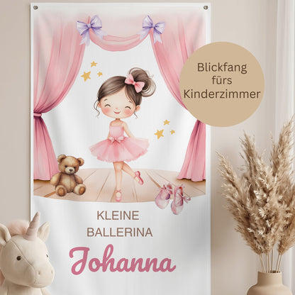 Wandbanner Ballerina verträumt