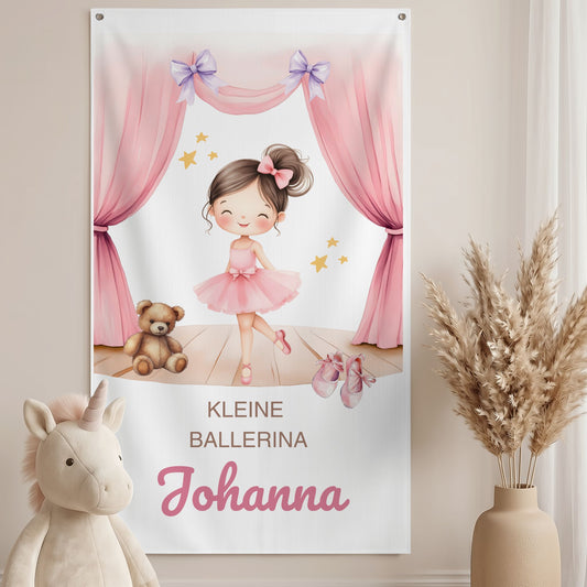 Wandbanner Ballerina verträumt