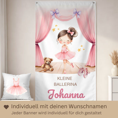 Wandbanner Ballerina verträumt