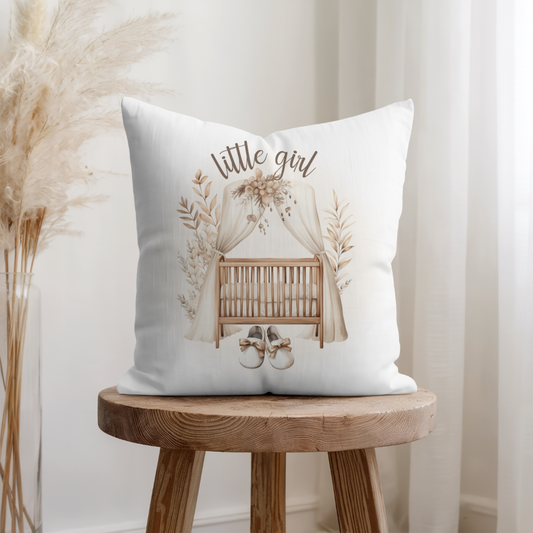 Geburtskissen Mädchen personalisiert / Boho Geburtskissen